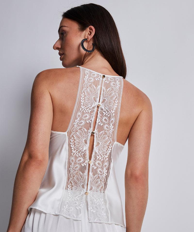 Aubade Midnight Whisper Opale Top à Fines Bretelles