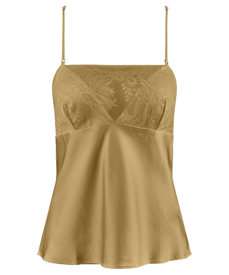 aubade Midnight Whisper Sublime Bronze Top à fines bretelles