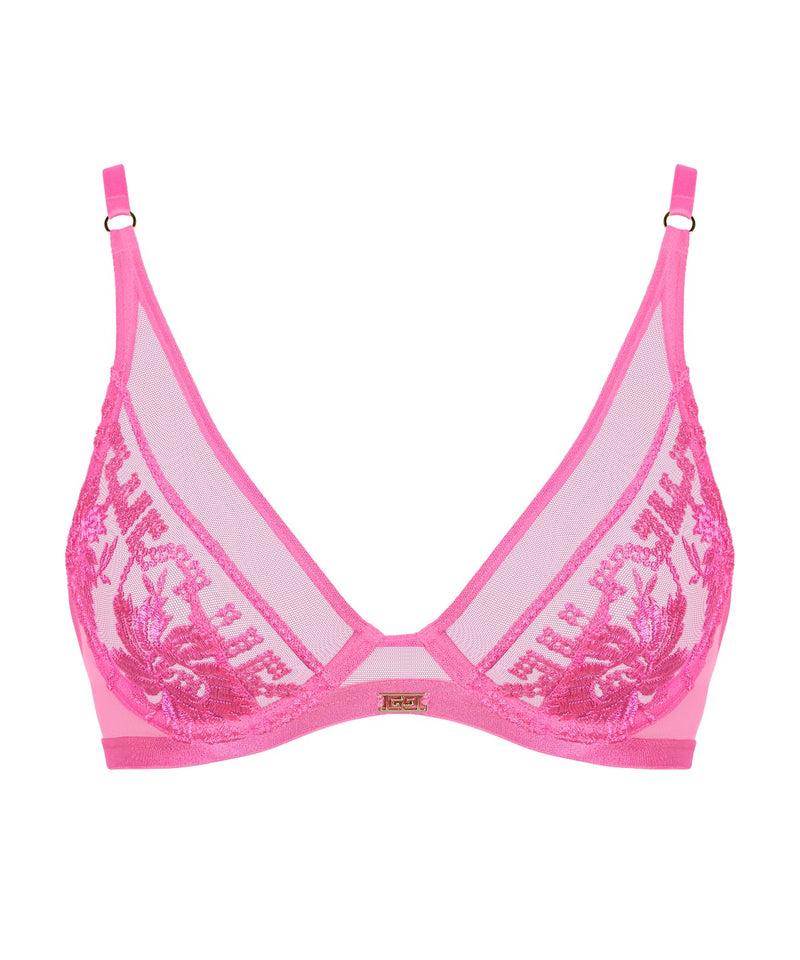 aubade Rules of Attraction Exciting Pink Triangle avec armatures