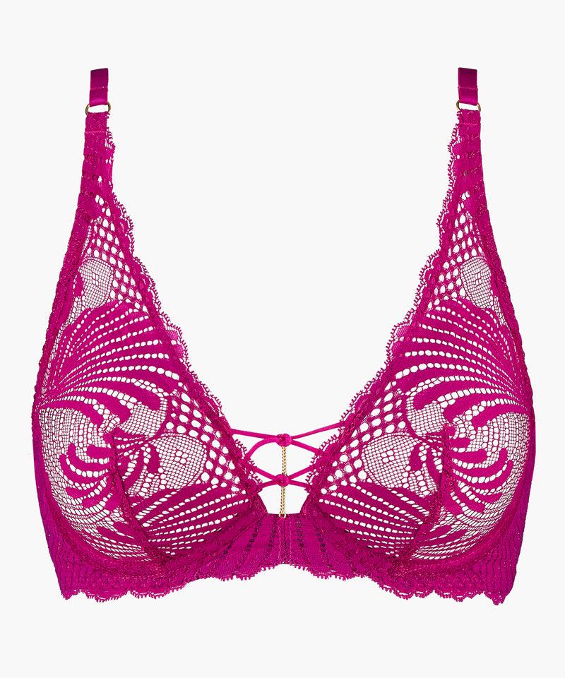 aubade Rythm of Desire Radiant Pink Triangle avec armatures