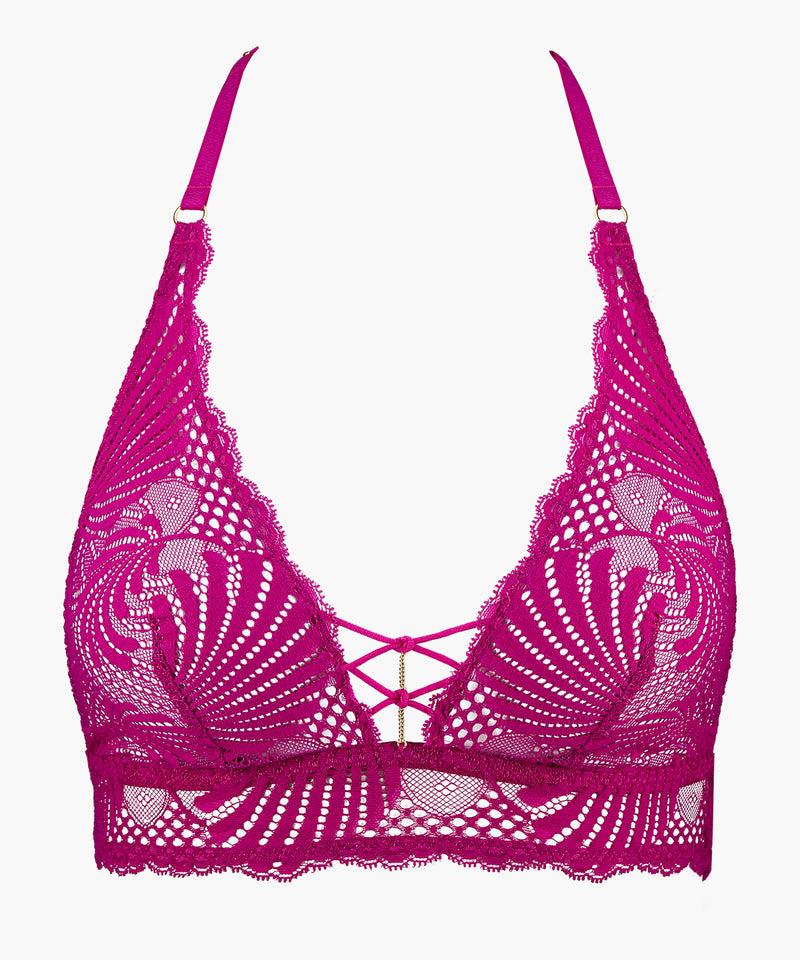 aubade Rythm of Desire Radiant Pink Triangle bralette