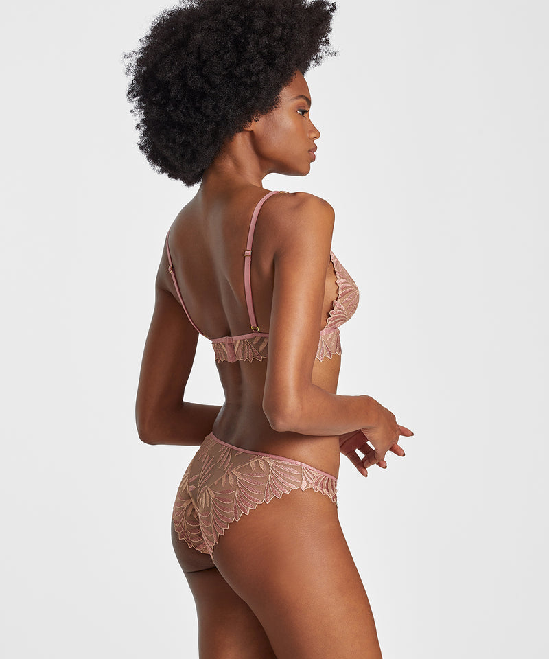 Aubade Sensory Illusion Silk Rose Culotte Italienne