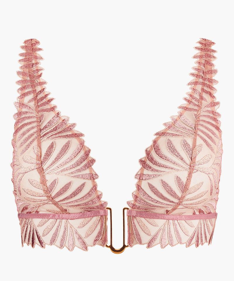 Aubade Sensory Illusion Silk Rose Triangle Bralette