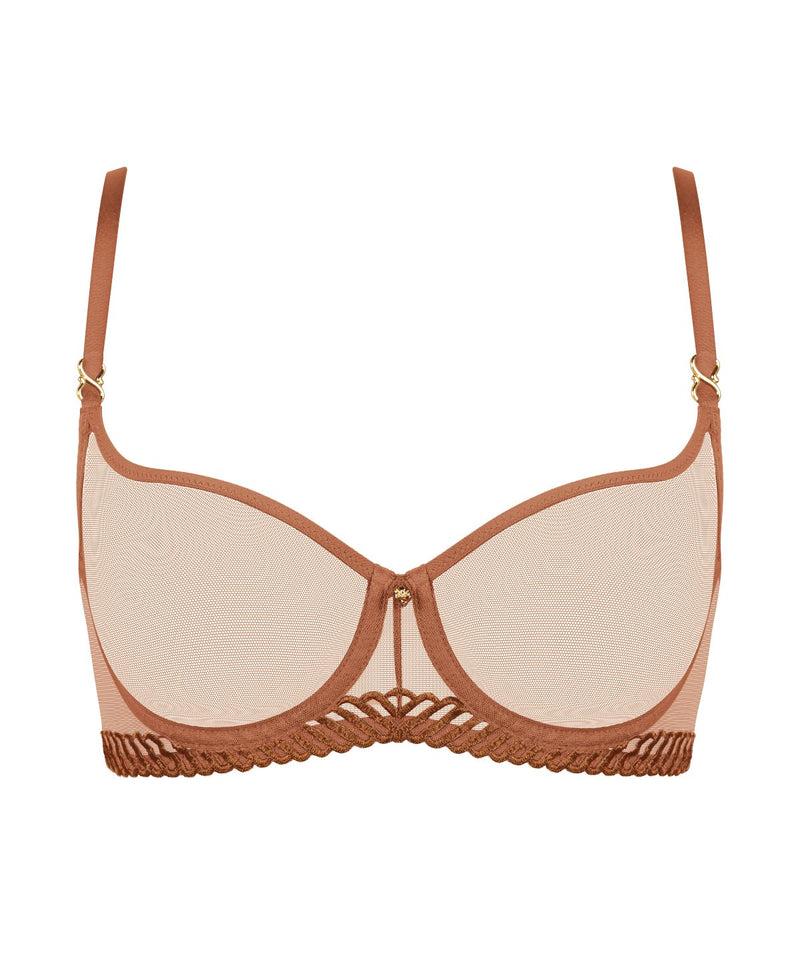 aubade Sheer Emotion Honey Corbeille avec armatures