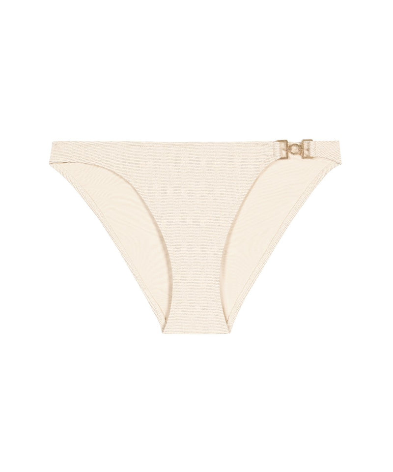 aubade Shimmering Waters Golden White Culotte Brésilienne