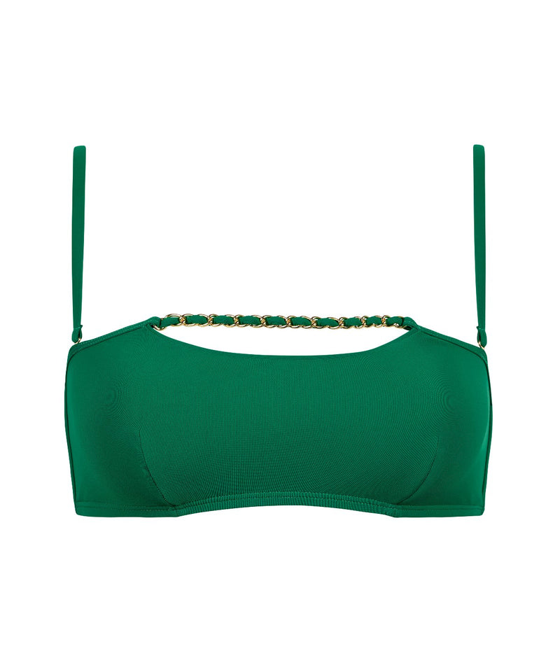 aubade Sparkling Treasure Palm Green Bandeau mousse