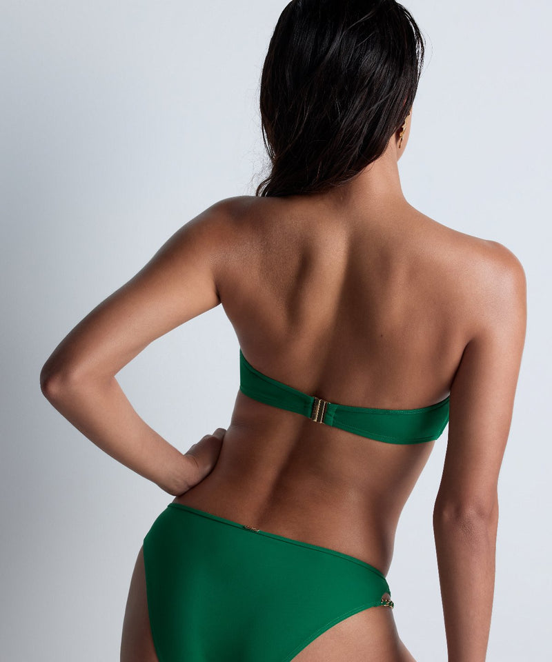 Aubade Sparkling Treasure Palm Green Culotte Brésilienne