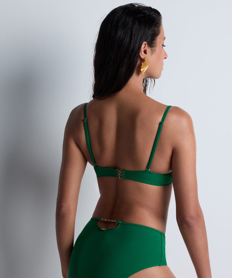 Aubade Sparkling Treasure Palm Green Culotte Taille Haute