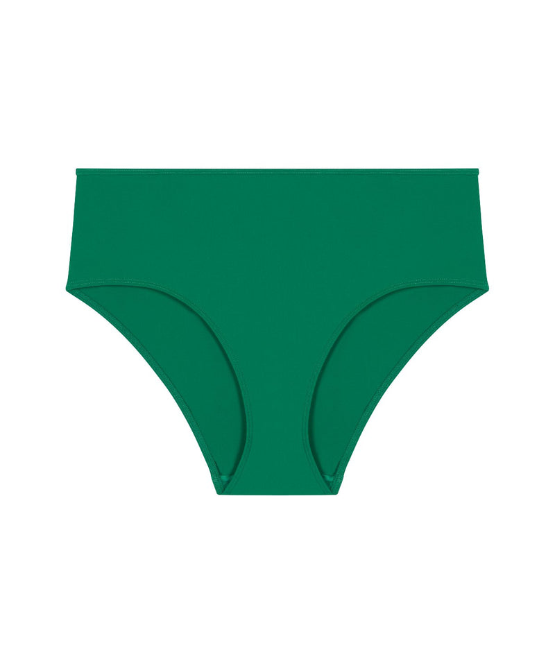 aubade Sparkling Treasure Palm Green Culotte taille haute