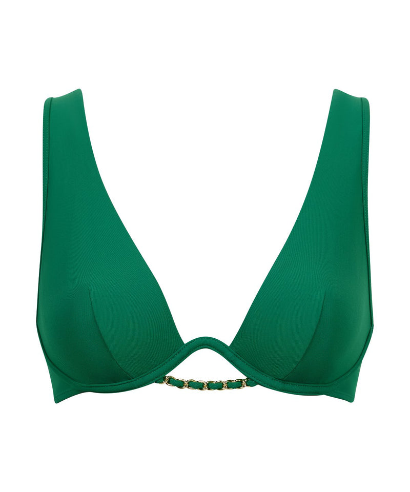 aubade Sparkling Treasure Palm Green Triangle mono-armature