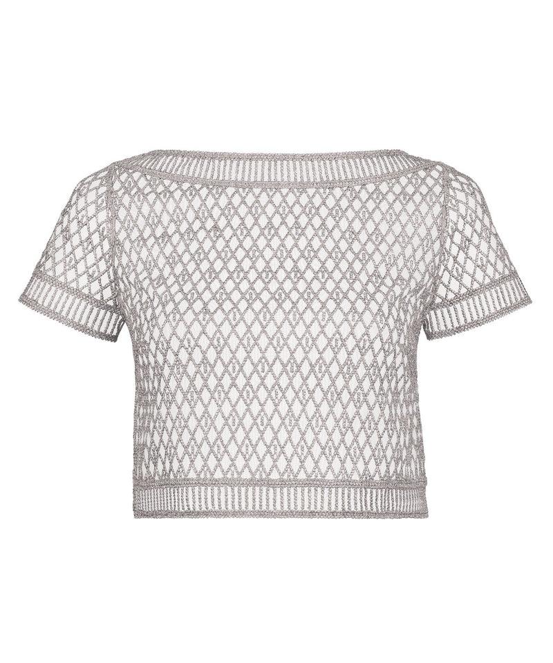 aubade Stardust Dream Cosmos Silver Top manches courtes