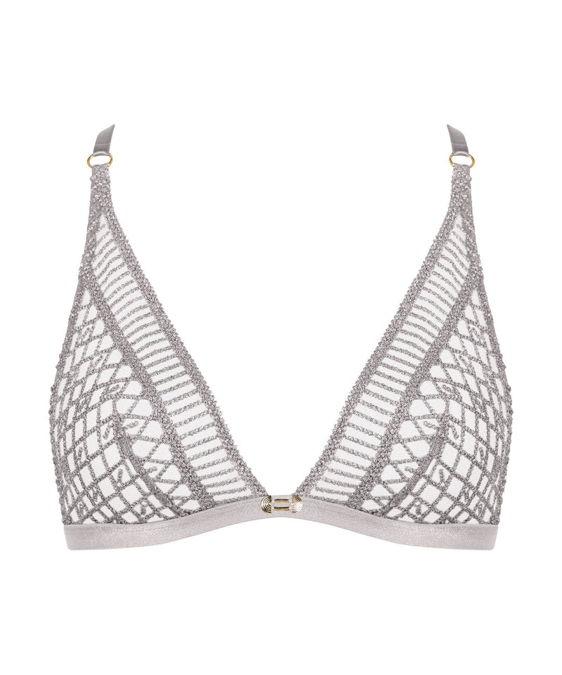 Aubade Stardust Dream Cosmos Silver Triangle Bralette