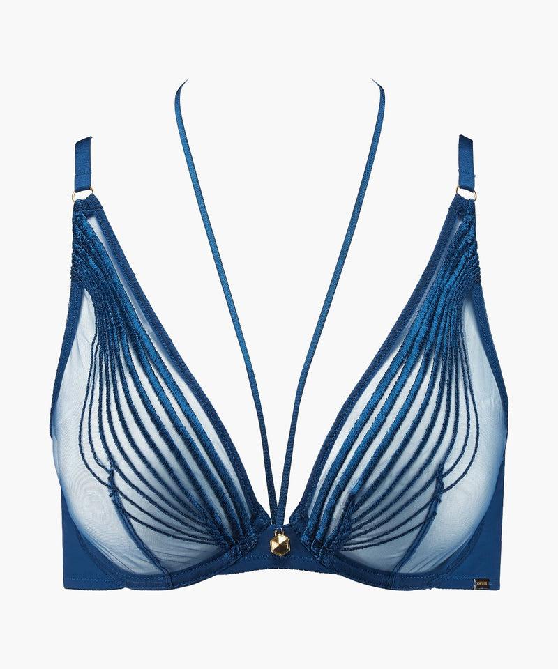 aubade Sumptuous Waves Imperial Blue Triangle avec armatures