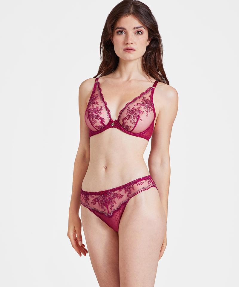 Aubade Trésor Infini Night Purple Culotte Italienne