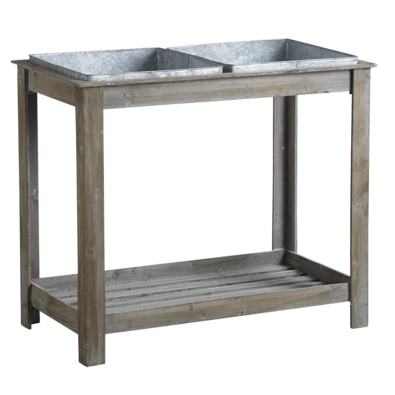 aubry gaspard Potagers surélevés en bois et métal - NCS115S