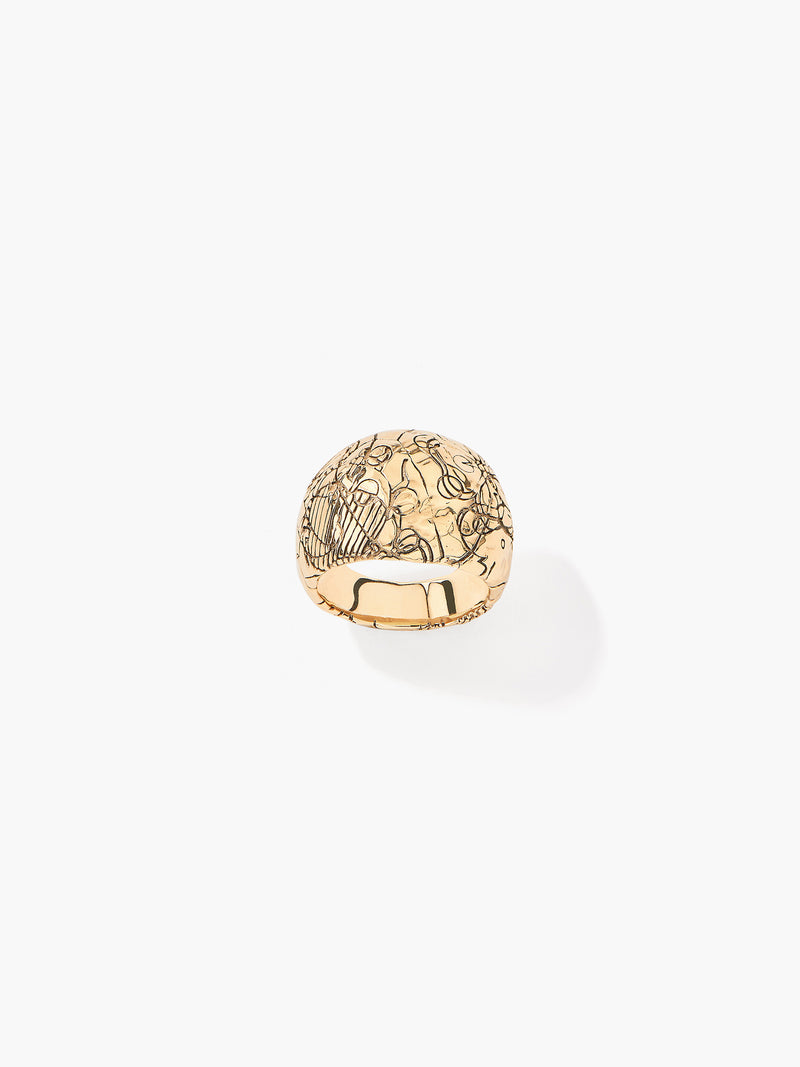aurélie bidermann Bague Rosalba SS22BA09 MG-50