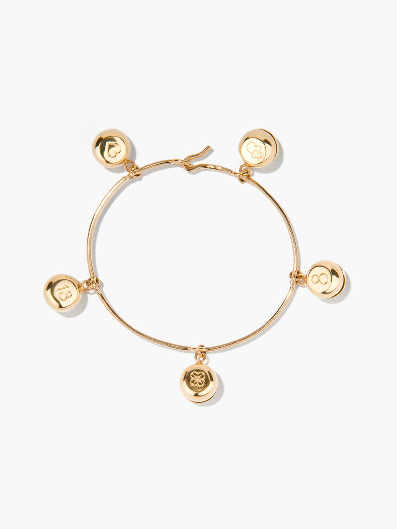 aurélie bidermann Bracelet 5 Grelots TELBR01 YG