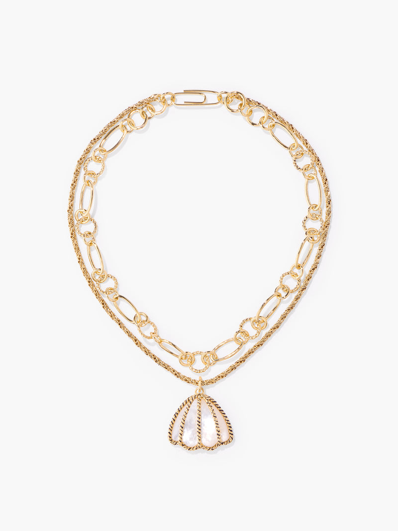 aurélie bidermann Collier Aquarama SS25CO02 MG