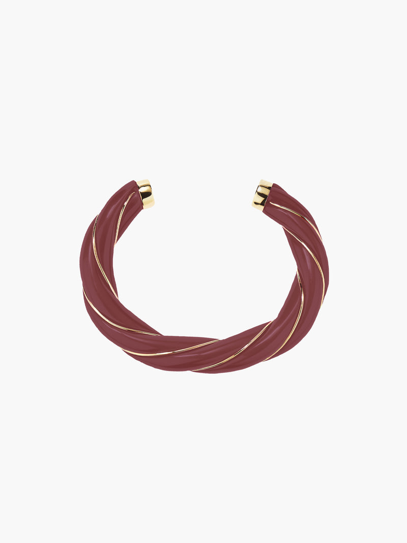 aurélie bidermann Jonc Diana marron FW22BR15 MG