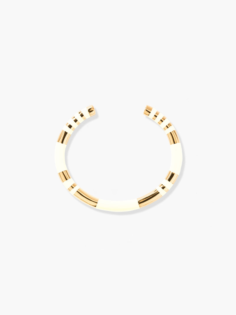 aurélie bidermann Jonc Positano ivoire SS19BR18MG