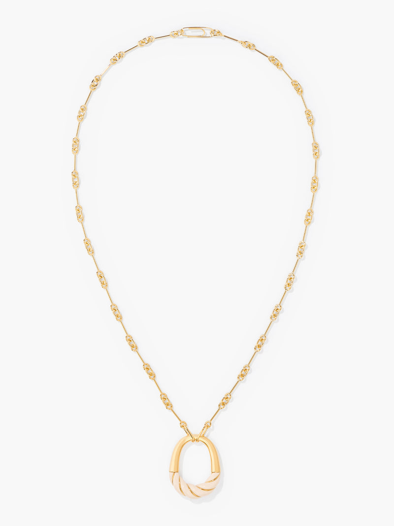 aurélie bidermann Sautoir Diana ivoire SS25SA04 MG