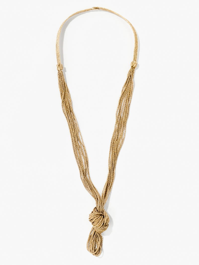 aurélie bidermann Sautoir Miki nœud MIKSA02 MG