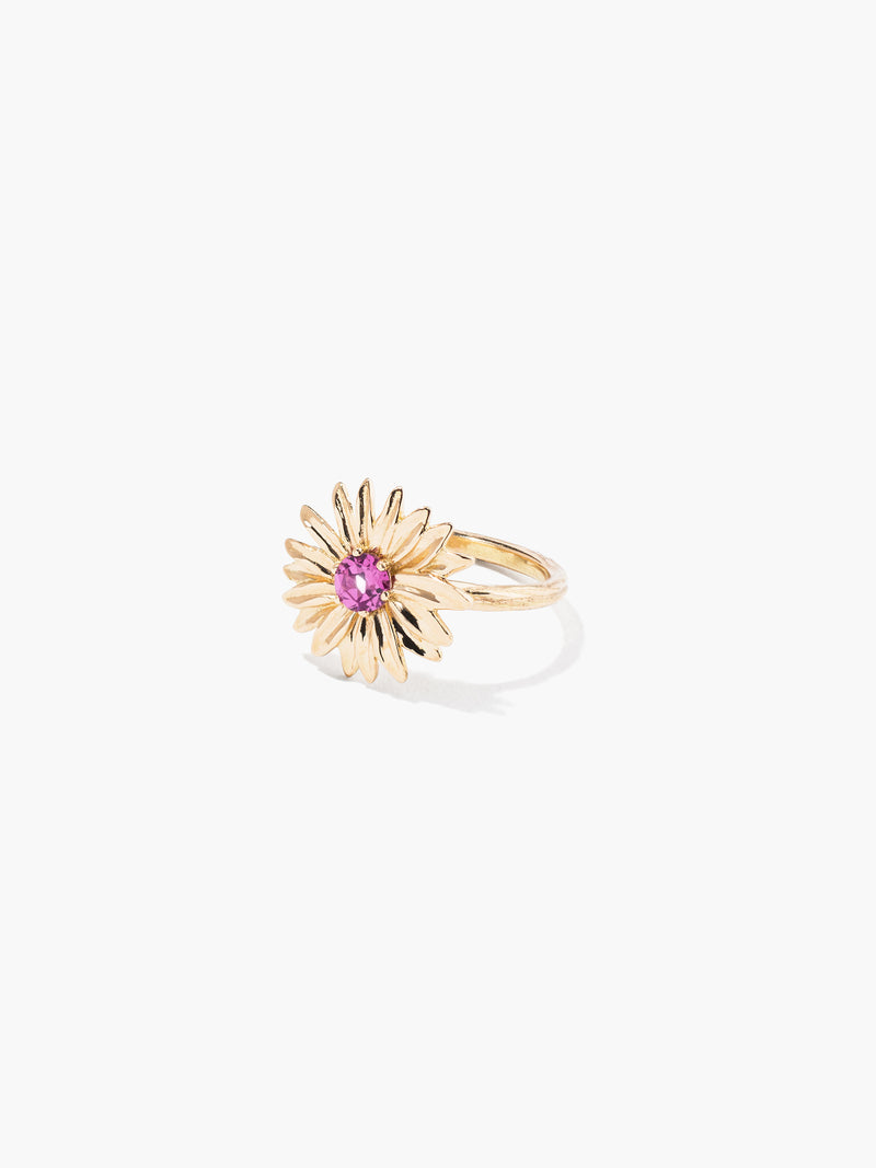 aurélie bidermann Bague Bouquet Grenat Rhodolite MARBA01GRE YG-48