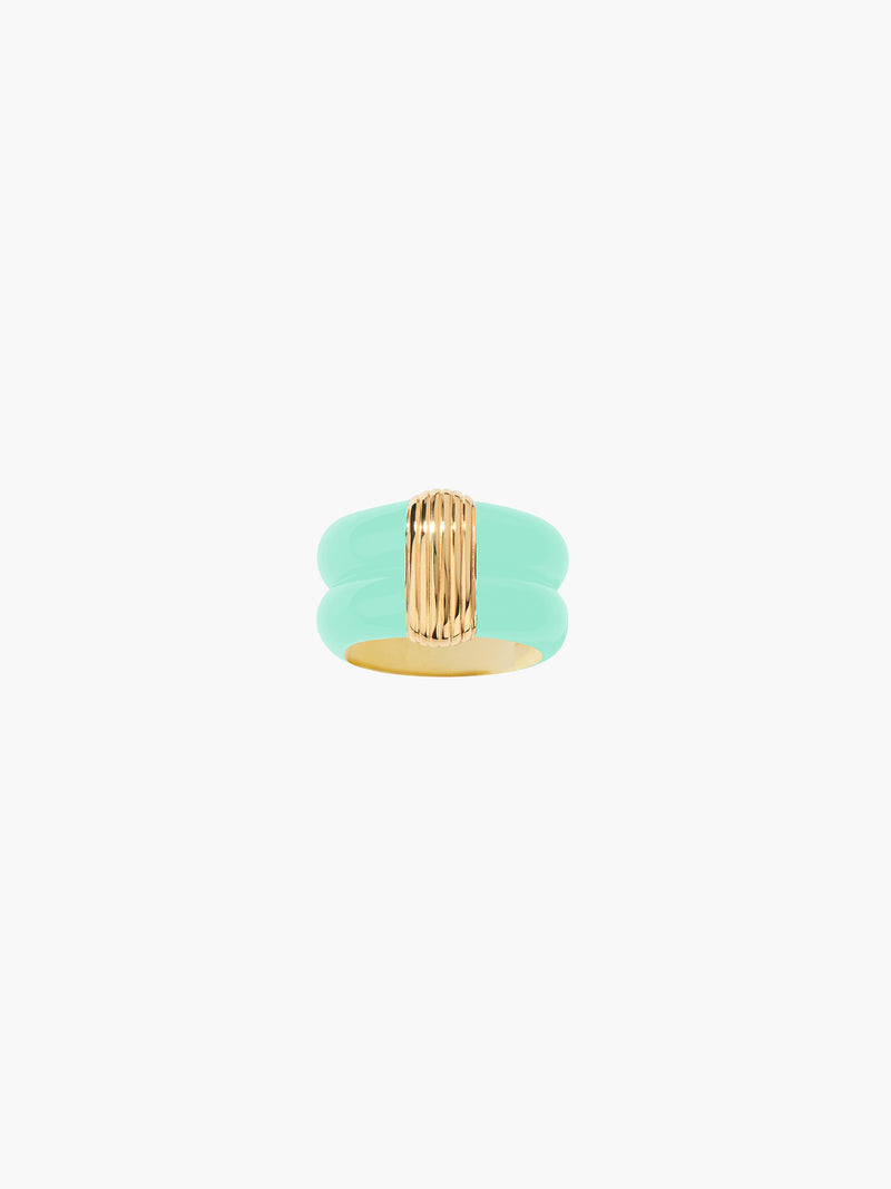 aurélie bidermann Bague Katt Baby Blue KATBA03 MG MM-50