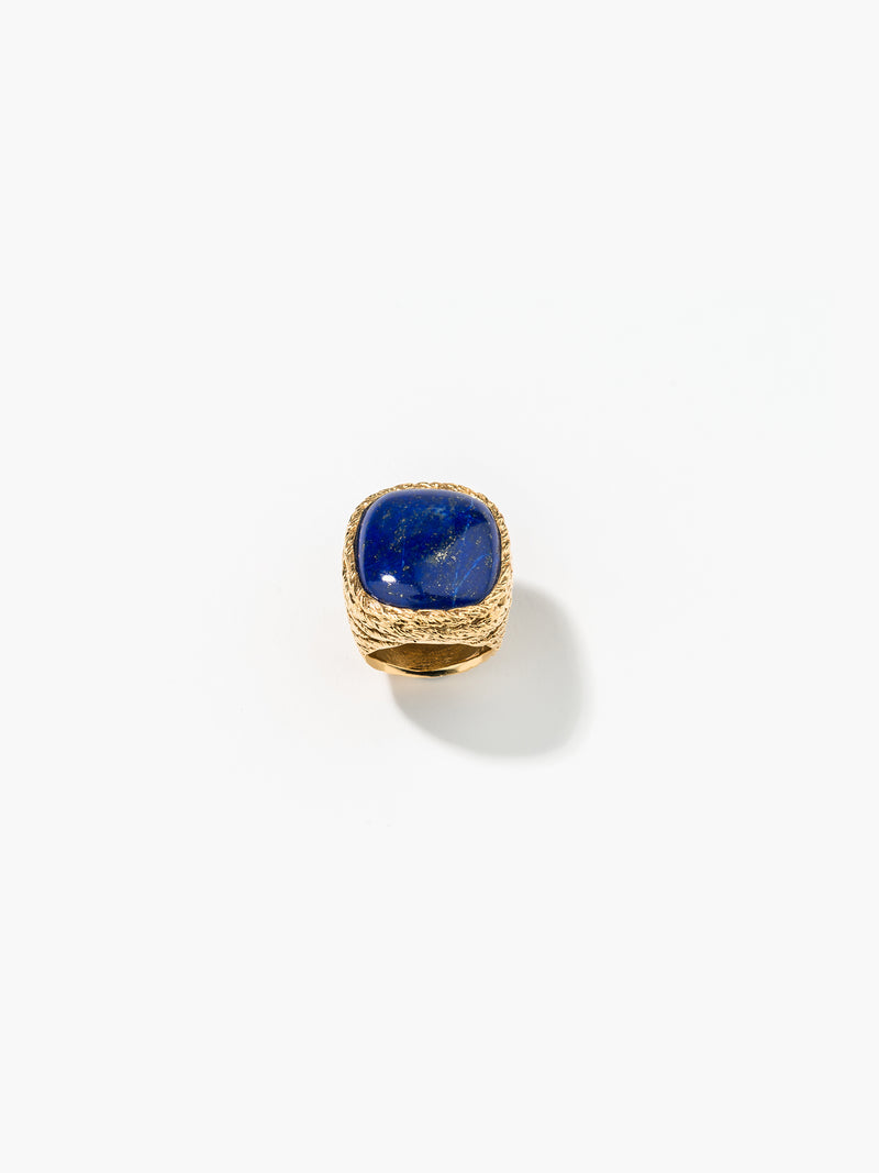 aurélie bidermann Bague Miki lapis lazuli MIKBA02LL MG-50