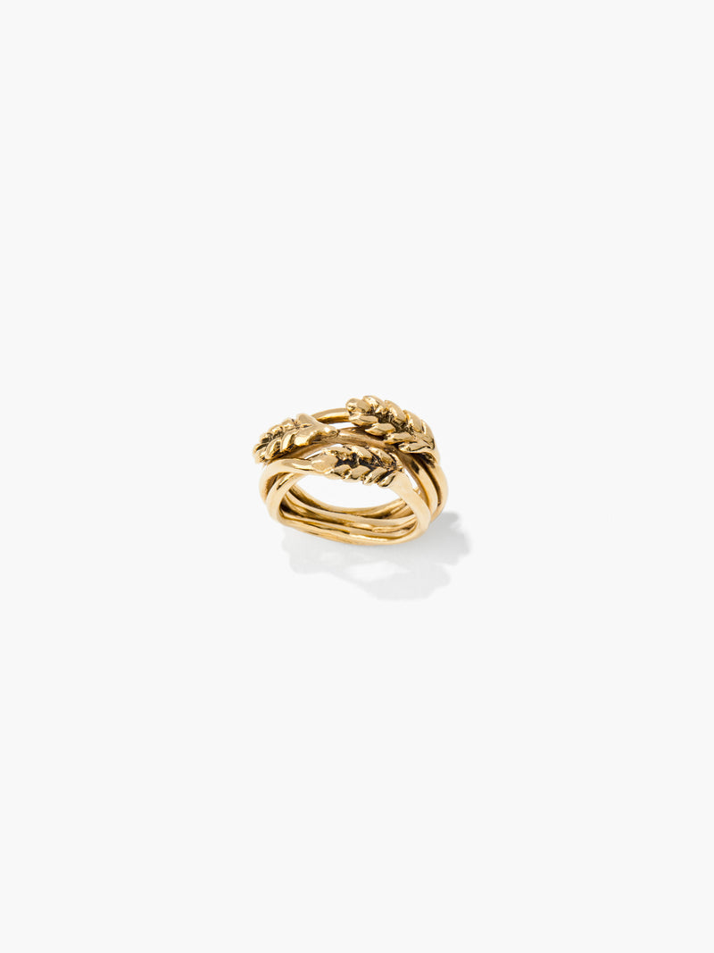 aurélie bidermann Bague Multi Epis de Blé WHEBA02 MG-48