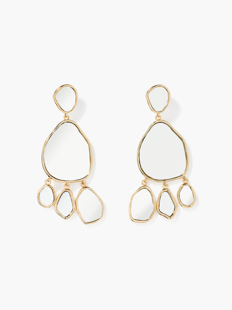 aurélie bidermann Boucles d'oreilles Ciottolo pendantes FW18BO04PIN MG