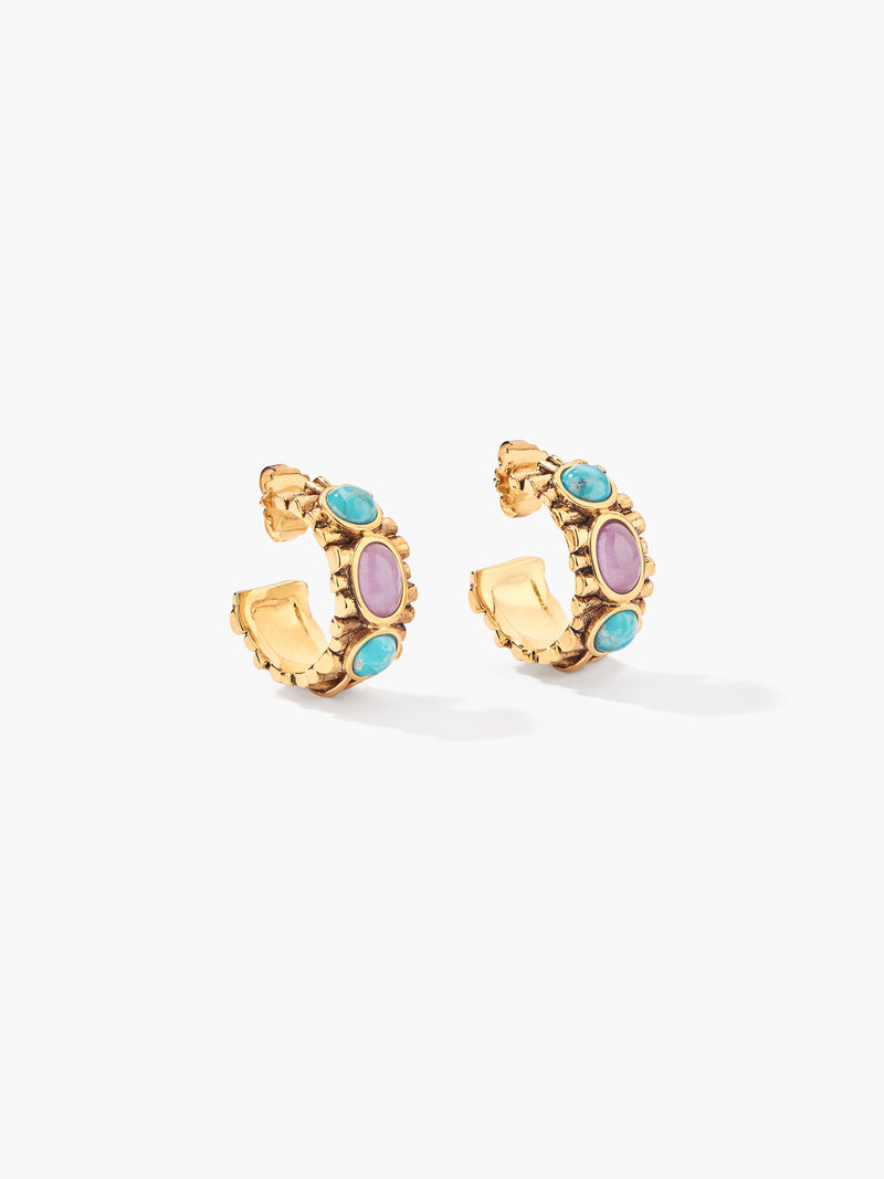 aurélie bidermann Boucles d'oreilles Kabah SS24BO06 MG