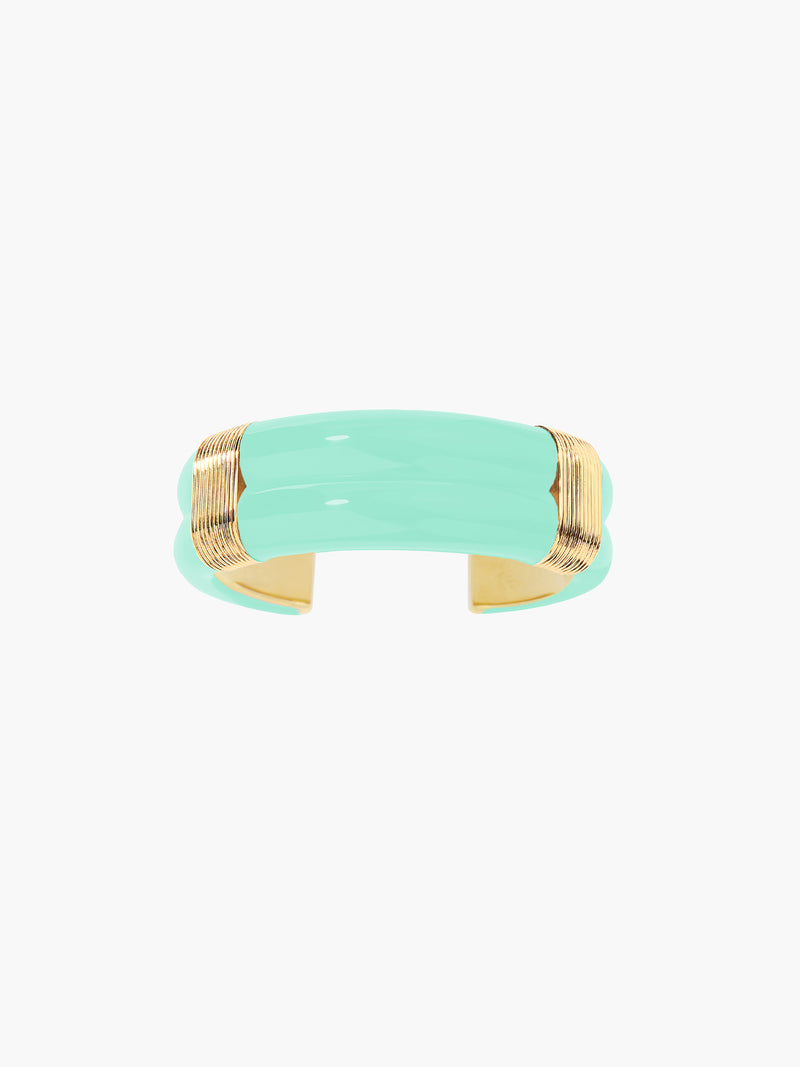 aurélie bidermann Bracelet Katt baby blue grand modèle KATBR06 MG MM