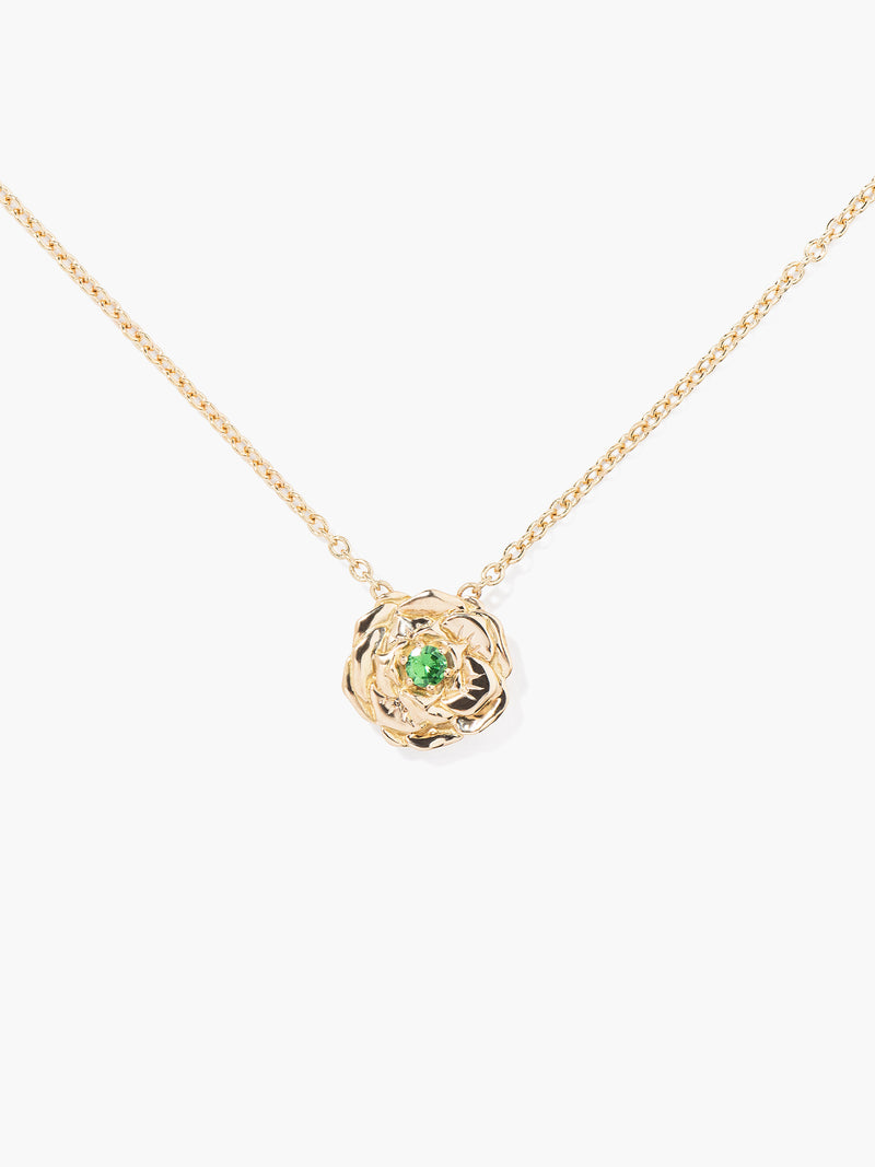 aurélie bidermann Collier Bouquet Tsavorite ROSCO01TS YG