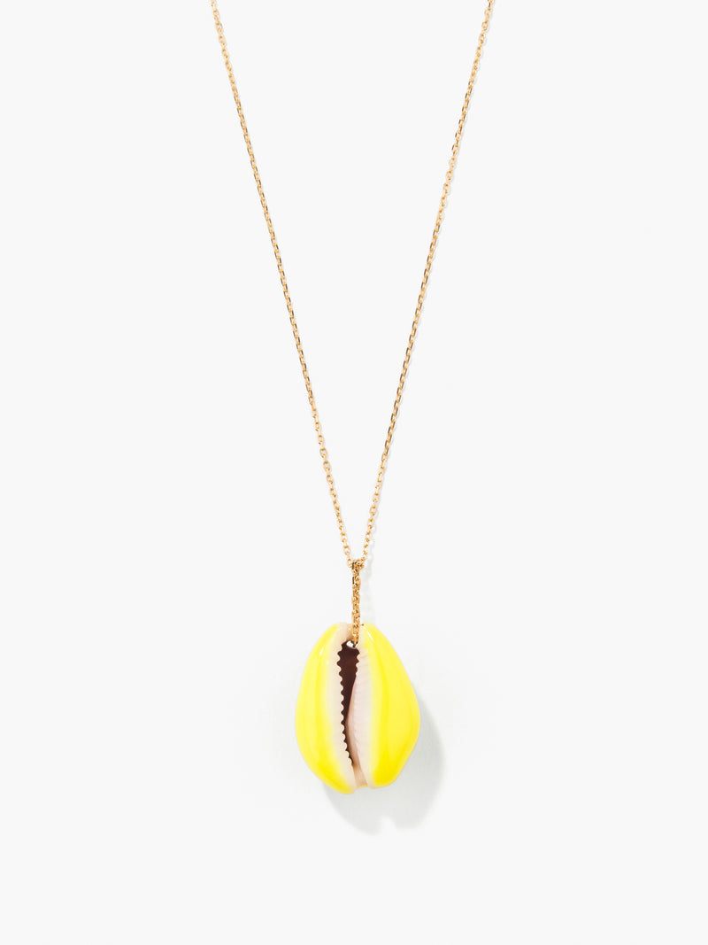 aurélie bidermann Collier Merco Jaune fluo MERCO08J2L YG