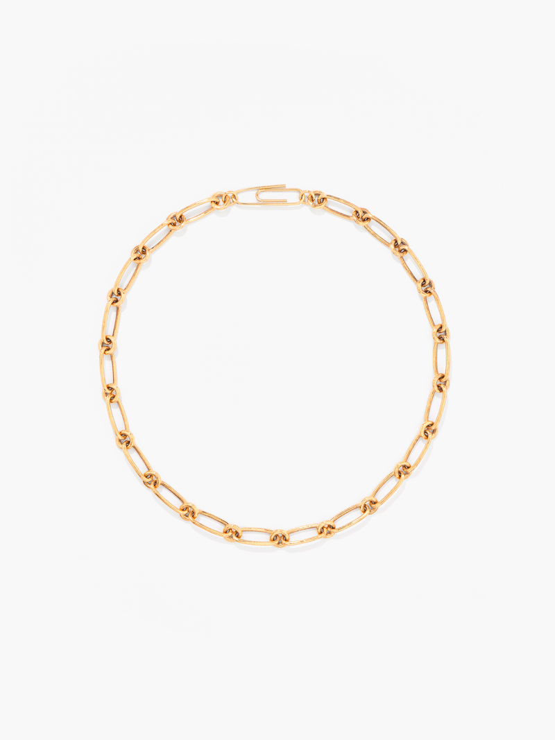 aurélie bidermann Collier Noisette bar à charms EXCF24CH01 MG