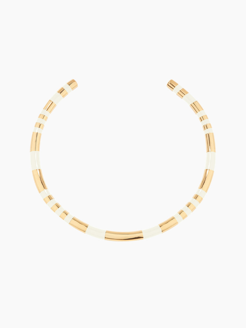 aurélie bidermann Collier Positano ivoire EXCS20CO11 MG