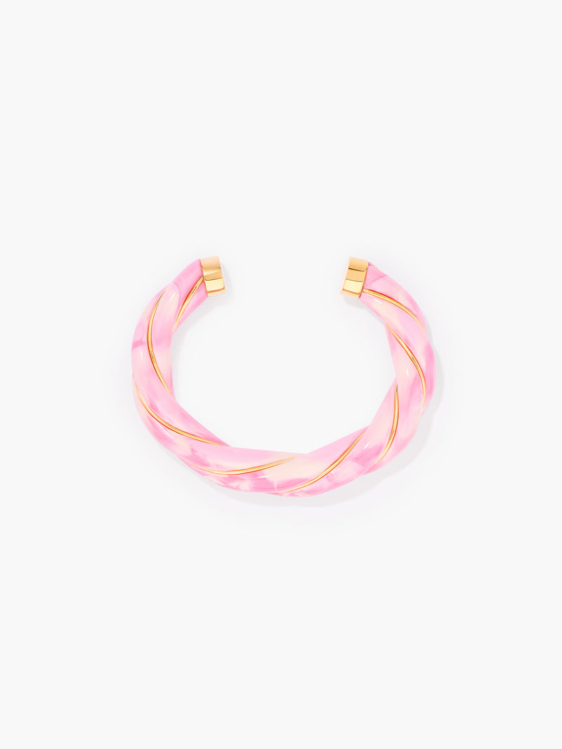 aurélie bidermann Jonc Diana Tie & Dye rose SS25BR11 MG