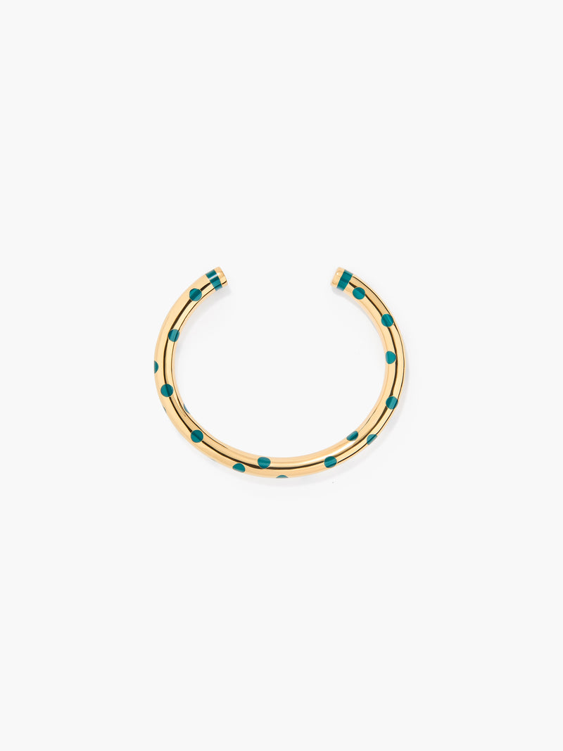 aurélie bidermann Jonc Positano Émeraude FW24BR02 MG