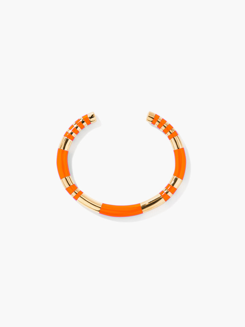aurélie bidermann Jonc Positano orange papaye SS23BR17 MG