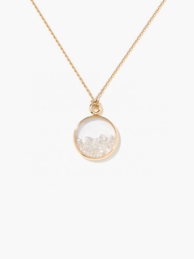 aurélie bidermann Pendentif Baby Chivor Diamants CHISA02DI YG_CHNFOR04 YG