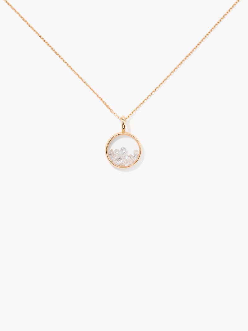 aurélie bidermann Pendentif Mini Chivor Diamants CHISA00DI YG
