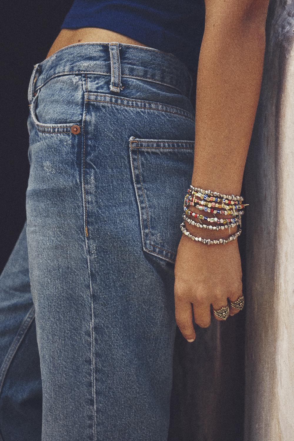 Ba&sh Adjustable Bracelet Aldora Gris