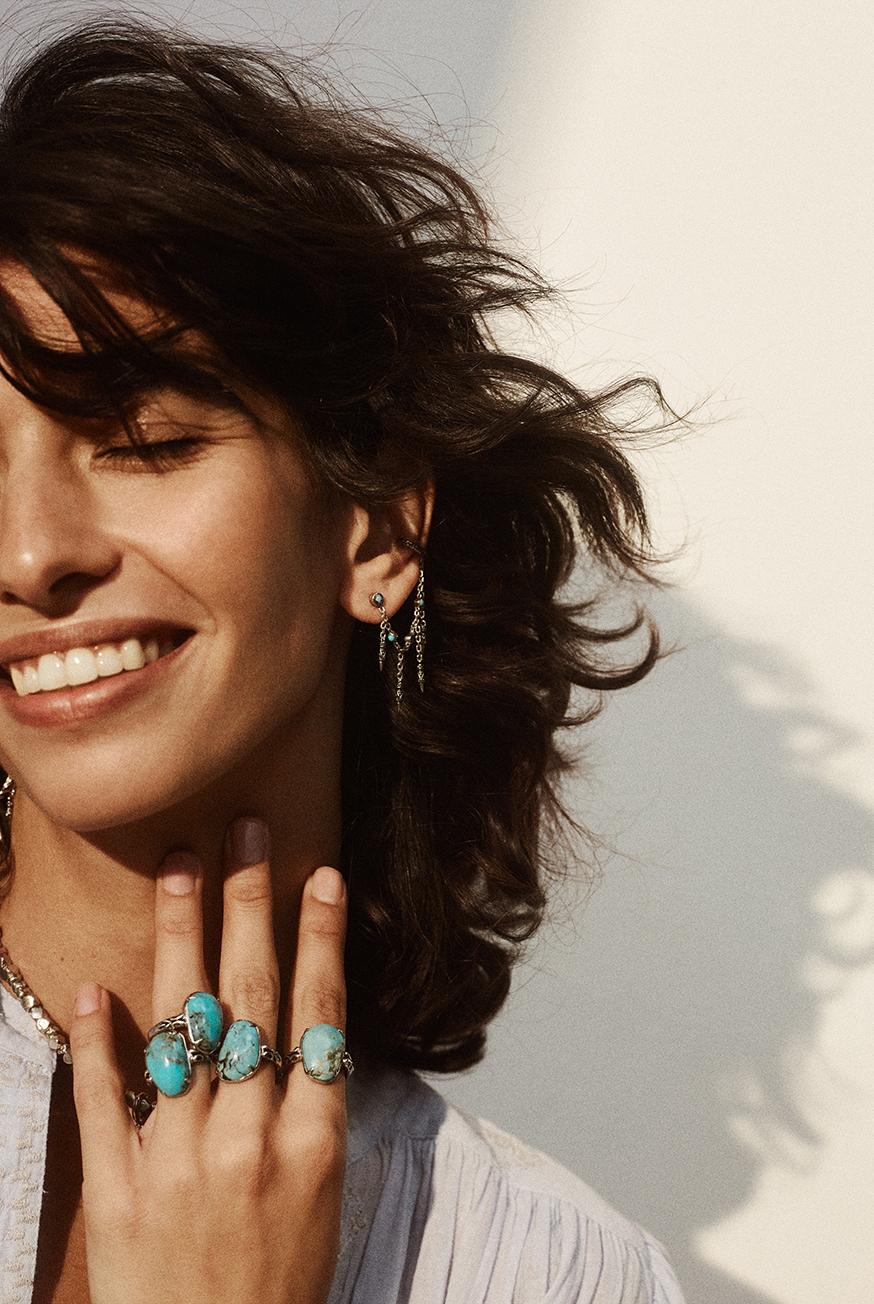 Ba&sh Bague Alvarez Gris