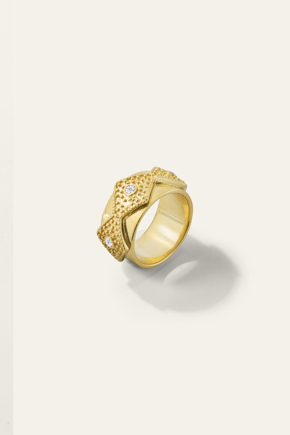 Ba&sh Bague Ortie Dore