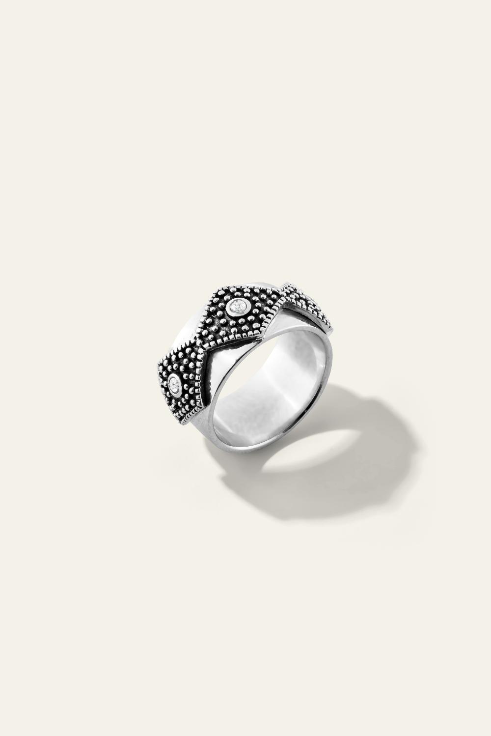 Ba&sh Bague Ortie Gris