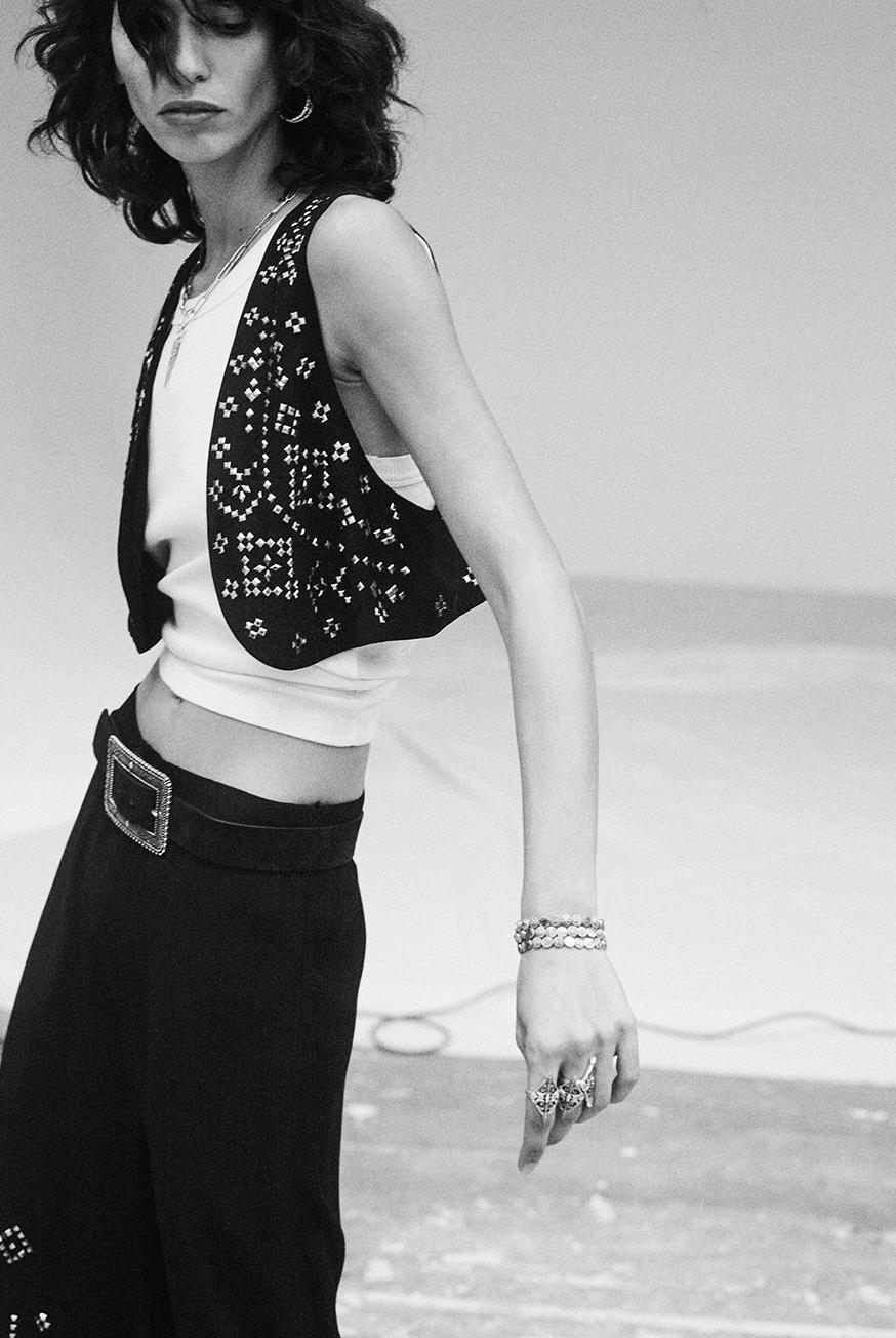 Ba&sh Bague Ouragan Dore