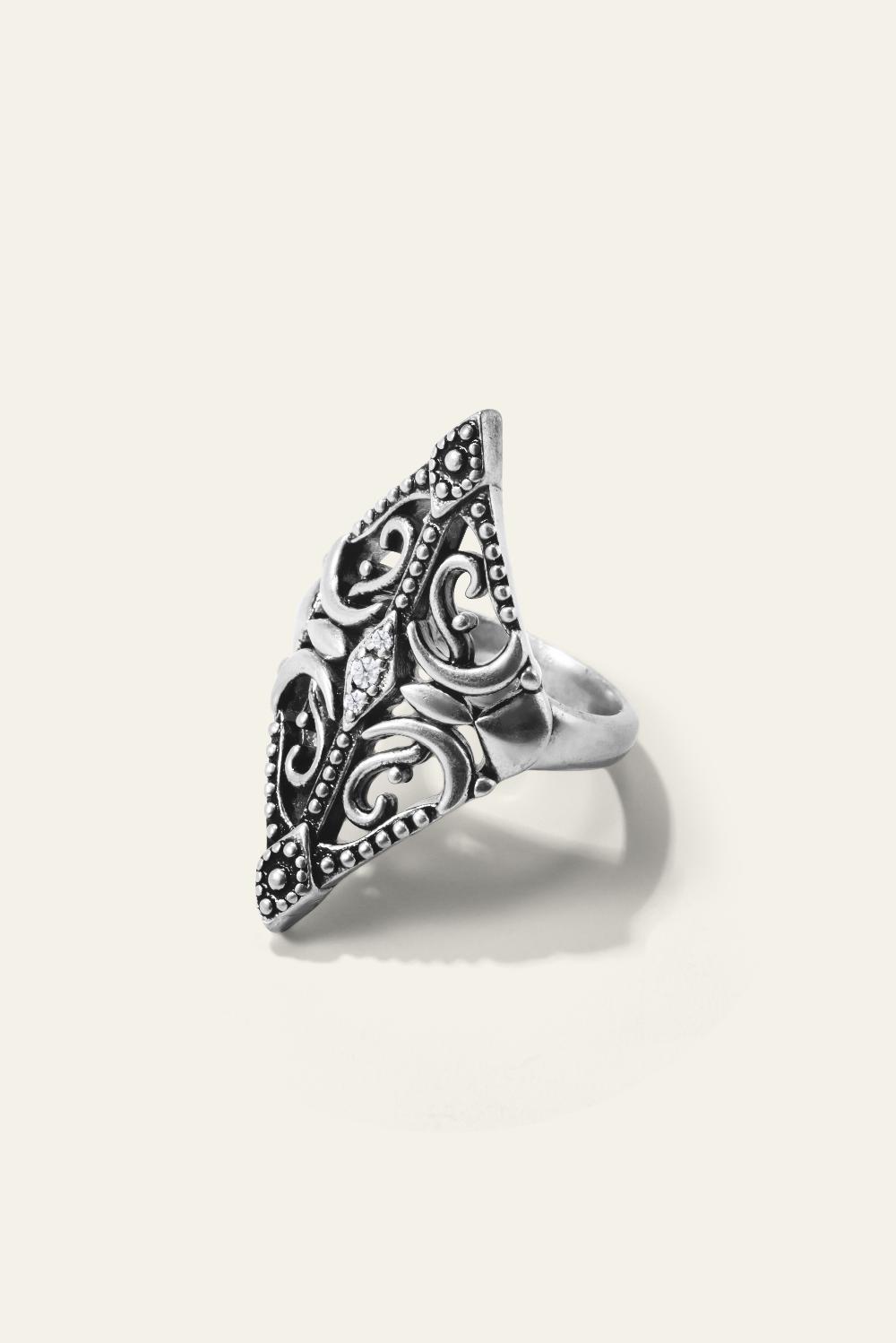 Ba&sh Bague Ouragan Gris