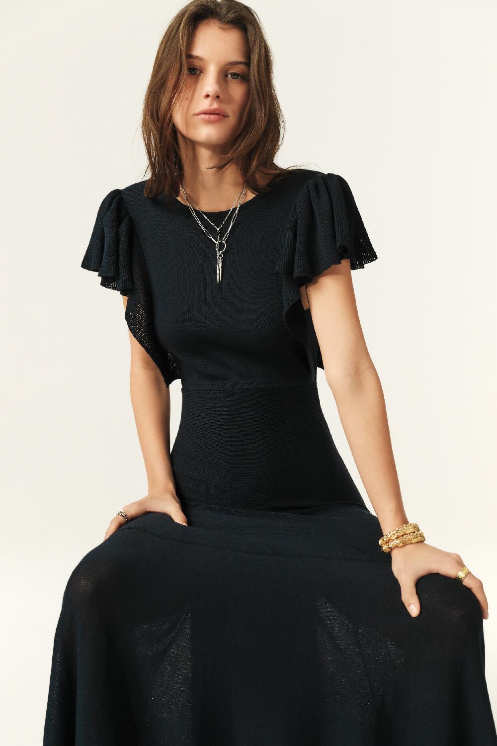 ba&sh Bautie Robe Marine