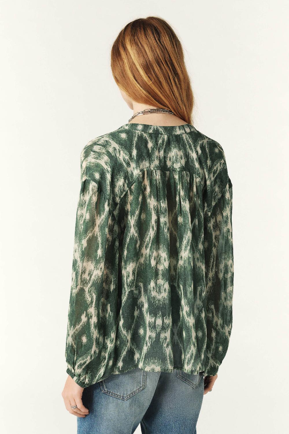 Ba&sh Blouse Ample Menaelle Kaki